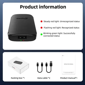 Fábrica de Adaptadores Inalámbricos <span class=keywords><strong>Carlinkit</strong></span> <span class=keywords><strong>A2A</strong></span> para Android Auto, Convierte Android con Cable a Inalámbrico, Producto de Electrónica para Automóviles - Product Image 6