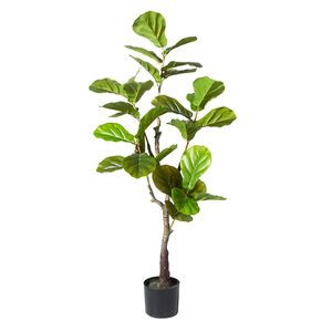 Bijna Natuurlijke Kunstmatige Zijde Paradijsvogel Palmboom Potplant 6ft Drievoudige Steel Bananenboom Kunstmatige Plant - Product Image 2