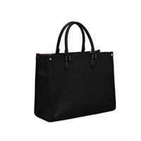 Sacs fourre-tout pour femmes en cuir véritable de couleur unie, fabriqués sur mesure, OEM ODM, grande capacité, sacs à main professionnels avec poche avant zippée