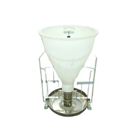 GREAT FARM Mangeoire automatique pour porcherie et élevage de porcs Nourriture humide et sèche pour élevage de porcs Mangeoires en plastique pour animaux