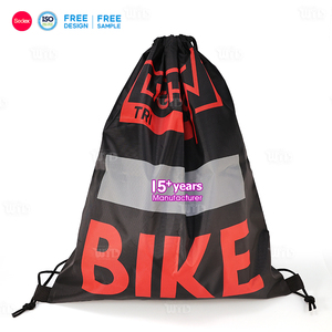 Custom Printed Waterproof Oxford Cloth Drawstring Sportpacks Foldable Backpack for Sports Marathons Gym Use Promotional Item