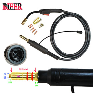 Bieer Welding Torch 3m Cable MIG CO2 Gas Shielded For Miller Interface - Product Image 1