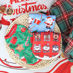 Gilet de Noël pour animaux de compagnie, pour chats et chiens, en polyester imprimé, design mignon, style court, ZYK0028 - Product Image 3