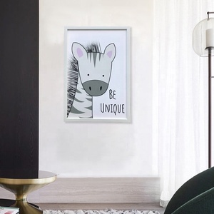 Casa moderna decoración minimalista arte kawai de <span class=keywords><strong>dibujos</strong></span> <span class=keywords><strong>animados</strong></span> de animales de spray de pintura de la lona - Product Image 2