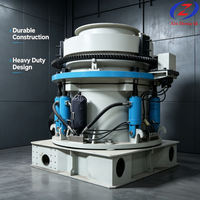 Équipement de traitement et de réduction de granit, roche et pierre pour carrière, type cône hydraulique multicylindre HP HPT, machine de production de sable
