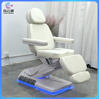 Lit facial électrique de luxe avec table de massage des cils confortable de style européen réglable par moteur électrique