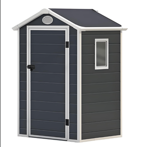 Small PP Plastic Horizontal Outdoor Garden <strong>Storage</strong> Shed Easily Assembled Rodent Rot Proof Pressure <strong>Backyard</strong> <strong>Storage</strong> <strong>Unit</strong> - Product Image 1