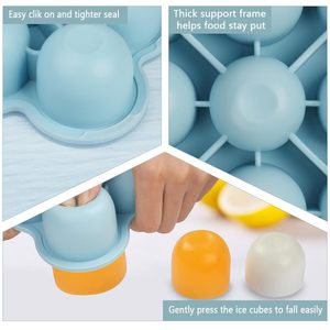 Bac à glaçons pour lait maternel, bac à glaçons en silicone de qualité alimentaire, <span class=keywords><strong>moule</strong></span> à glaçons, <span class=keywords><strong>moule</strong></span> de congélation pour aliments pour bébés en silicone - Product Image 6