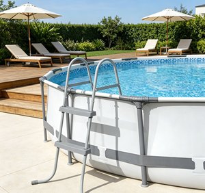 Escalera Portátil <span class=keywords><strong>para</strong></span> <span class=keywords><strong>Piscina</strong></span> Elevada, Compatible con Agua Salada y Rayos UV, <span class=keywords><strong>de</strong></span> Metal, Resistente a la Corrosión, Plegable, <span class=keywords><strong>para</strong></span> Limpieza <span class=keywords><strong>de</strong></span> Piscinas - Product Image 3