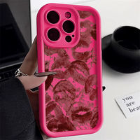 Coque de Téléphone Imprimé Lèvres Rouge à Lèvres Sexy pour iPhone 17 16 15 14 13 12 11 Pro Max Plus 7 8 X XS XR Colorée Antichoc Protection Complète