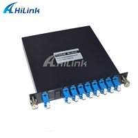 Boîtier LGX 8 canaux cwdm mux/demux double fibre longueur d'onde 1470-1610nm en option, multiplexeur LC/SC-APC/UPC