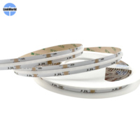 Tira de LED COB RGBWW RGBCCT Dual White 5 en 1, 840 Chips, 12 mm, Fpcb sin Puntos, Tira de LED COB RGBW Inteligente y Flexible para Decoración