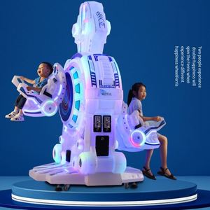 Wholesale Gemini Coin-Operated Electric Rocking Car Double Person 360 Degree Rotating Ferris Wheel Kiddie Ride <b>ABS</b> PP Material - Product Image 5
