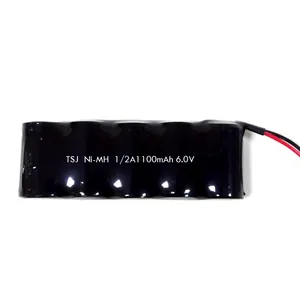 איכות גבוהה 1/2A 1100mAh Ni-MH .3.6 v 7.2v 12v 14.4v כלים חשמליים נטענים AA Nimh מארזי סוללות ניידים