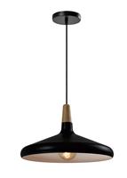 Luminaire suspendu moderne en aluminium, métal et bois, style nordique, pour salle à manger, salon, hall, décoration, lampe E27
