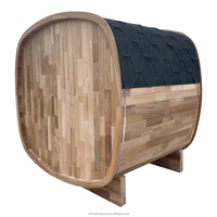 Sauna extérieur haut de gamme pour 4 personnes |   Bois de cèdre rouge aromatique naturel |   Retraite de spa dans le jardin