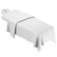 Meilleures ventes Ensemble de draps de lit de massage universel 3 pièces en microfibre douce de qualité supérieure pour salon et spa
