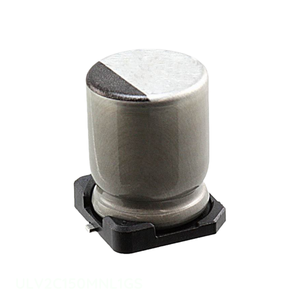Condensateur SMD ULV2C150MNL1GS 15 uF 20% 160V à montage en surface, canal fabricant, en aluminium - Product Image 1