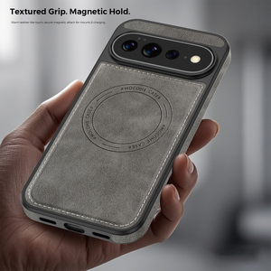 Étui magnétique en cuir vegan pour Google Pixel 11 Pro XL 10 Pro XL 10A 9A 9 Pro <span class=keywords><strong>8</strong></span>, coque de téléphone professionnelle mince classique antidérapante - Product Image 6