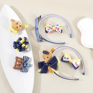 Accessoires pour cheveux à nœuds mignons pour enfants, serre-têtes et pinces de princesse de haute qualité pour filles, pour fêtes et cadeaux - Product Image 5