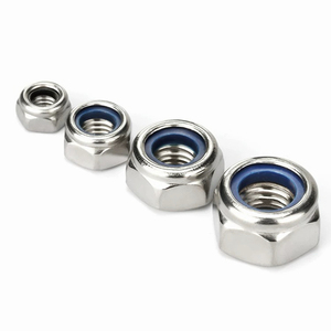 Nhà Máy Trực Tiếp Din985/Din982 <span class=keywords><strong>Nylock</strong></span> Khóa Nuts-304 Thép Không Gỉ A2-70/A4-80 Cấp-Tiêu Chuẩn Chủ Đề-Ô Tô Cấp - Product Image 2