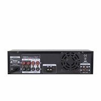 Amplificateur de sonorisation CD-13 | Amplificateur PA 40W avec USB/SD/Bluetooth, sortie à tension constante 70V/110V, 3 entrées micro