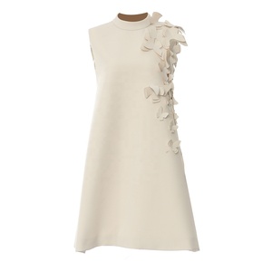 AIMEISI nuevo sin mangas arco bordado Simple mujeres <span class=keywords><strong>vestidos</strong></span> de fiesta elegante mujer vestido - Product Image 1