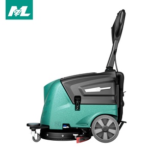 Nettoyeur de sols compact manuel F30 avec poignée pliable à 180 degrés pour entrepôt et usine - Product Image 4
