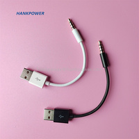 Cable USB a conector de 3,5mm, Cable de datos de carga USB de alta calidad para iPod Shuffle 3 4 5 6 7
