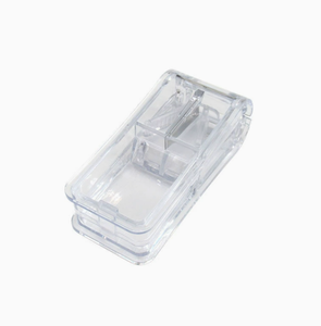 Coupe-pilules portable avec logo personnalisé et boîte de rangement, séparateur de comprimés monobloc, organisateur de médicaments, <span class=keywords><strong>cadeau</strong></span> promotionnel - Product Image 5