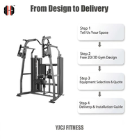 Machine de musculation professionnelle personnalisée série MTS à dossier haut, à charge libre, certifiée CE, vente en gros