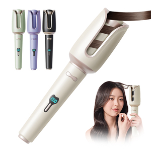 Fast Heating Hair Culer Anti-Scald, Anti-Tangle, Auto Shut-Off Automatic Rotating <b>Iron</b> with 4 Temperature Settings - Product Image 1