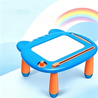 Tableau magnétique à thème animalier pour peinture et graffiti, adapté aux enfants de 2 à 3 ans, pour leur table de dessin