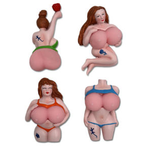 Оптовый заказ: Магнит на холодильник с индивидуальным логотипом, сувенир, из смолы и силикона, в виде девушек в бикини, женское тело, сексуальный магнит на холодильник - Product Image 1