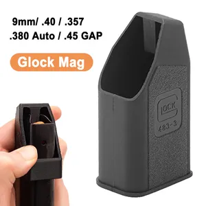 loader magazin 9mm Suppliers-Pistol Glock Magazine Speed Loader für 9mm/.40/.357/.380 Auto/.45 GAP Mags