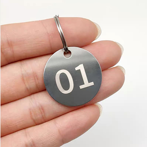 Paslanmaz çelik numarası kimlik numarası plaka mevduat numarası plaka pet yaka DIY adı plaka - Product Image 5