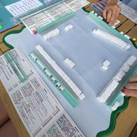Sacs de rangement modernes personnalisés en PVC transparent pour tapis de mahjong avec fermeture éclair et sangle – Conception écologique et durable pour un transport facile et une suspension facile