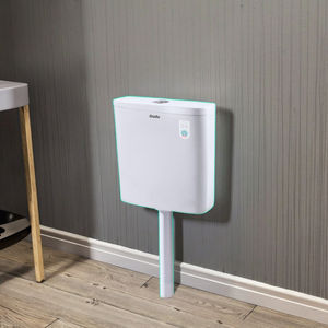 Material <span class=keywords><strong>de</strong></span> PP puro grueso, botón <span class=keywords><strong>de</strong></span> doble descarga electrochapado, fuerte elasticidad, ahorro <span class=keywords><strong>de</strong></span> energía, tanque <span class=keywords><strong>de</strong></span> inodoro en cuclillas, fabricación <span class=keywords><strong>de</strong></span> nuevo Material - Product Image 1