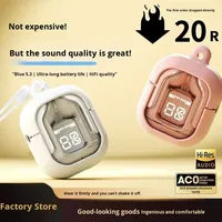 Écouteurs sans fil intra-auriculaires Air31 TWS, étanches IPX4, contrôle tactile 5.0, ENC, affichage numérique LED, son stéréo pour le sport