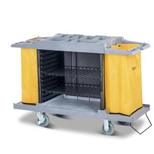 Carrito <span class=keywords><strong>de</strong></span> <span class=keywords><strong>limpieza</strong></span> con dos ruedas <span class=keywords><strong>de</strong></span> freno para <span class=keywords><strong>limpieza</strong></span> del hogar, carrito con superficie <span class=keywords><strong>de</strong></span> diseño silencioso, fácil <span class=keywords><strong>de</strong></span> limpiar, para restaurante - Product Image 3