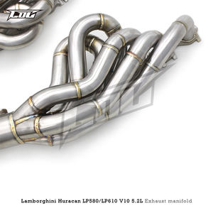 En-tête de course automatique pour Lamborghini <span class=keywords><strong>Gallardo</strong></span> LP550/LP560/LP570/LP580/LP610 V10 5.2L 2010-2014 collecteur d'échappement 304 acier inoxydable - Product Image 4