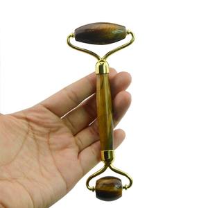 Prodotti di bellezza occhi di tigre <span class=keywords><strong>massaggio</strong></span> <span class=keywords><strong>facciale</strong></span> rullo naturale anti invecchiamento giada rullo per la cura della pelle del viso e del corpo set - Product Image 2