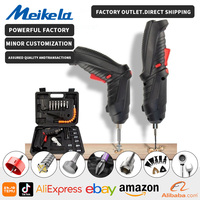 Ensemble de 47 pièces, tournevis sans fil Li-ion 4,8 V, perceuse électrique rechargeable avec embouts, mini kit de tournevis électrique