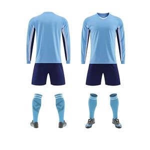 Erkek ısınma parça aşınma sıcak ceket toptan eğitim takım elbise tayland eşofman seti koşu spor uzun kollu futbol üniformaları - Product Image 6