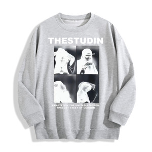 Thestudin <strong>London</strong> Graphic Crewneck <strong>Sweatshirt</strong>, US Warehouse, 6 Colors - Product Image 2
