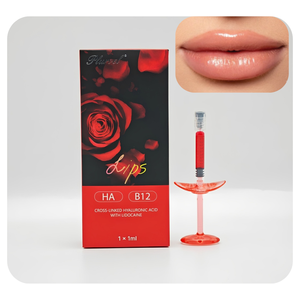 Remplisseur de lèvres rouge en gros sous marque privée 1ml – Repulpe les lèvres, augmente le volume des lèvres, injections liquides BBL - Product Image 1