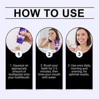 Dentifrice AMZ Herbal au venin d'abeille, saveur menthe fraîche, crée une mousse riche, rafraîchit l'haleine, soin quotidien doux et non irritant
