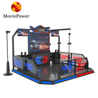 Jeu de simulateur de VR 4 joueurs machine d'arcade arène de tir VR simulateur de tir d'arcade de chasse virtuelle avec pistolet VR pour centre commercial