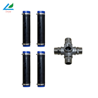 Membrane à bulles fines d'oxygène Tube de diffuseur d'air en caoutchouc gonflable Machine d'aquaculture aérateurs coulant tuyau d'auto-aération