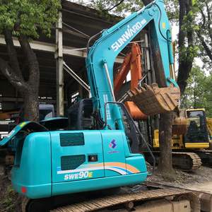 Miniexcavadoras Usadas con Certificado CE, SUNWARD SWE90E SWE150E SWE70E, Miniexcavadoras de Segunda Mano en Stock para la Venta en Shanghái - Product Image 5